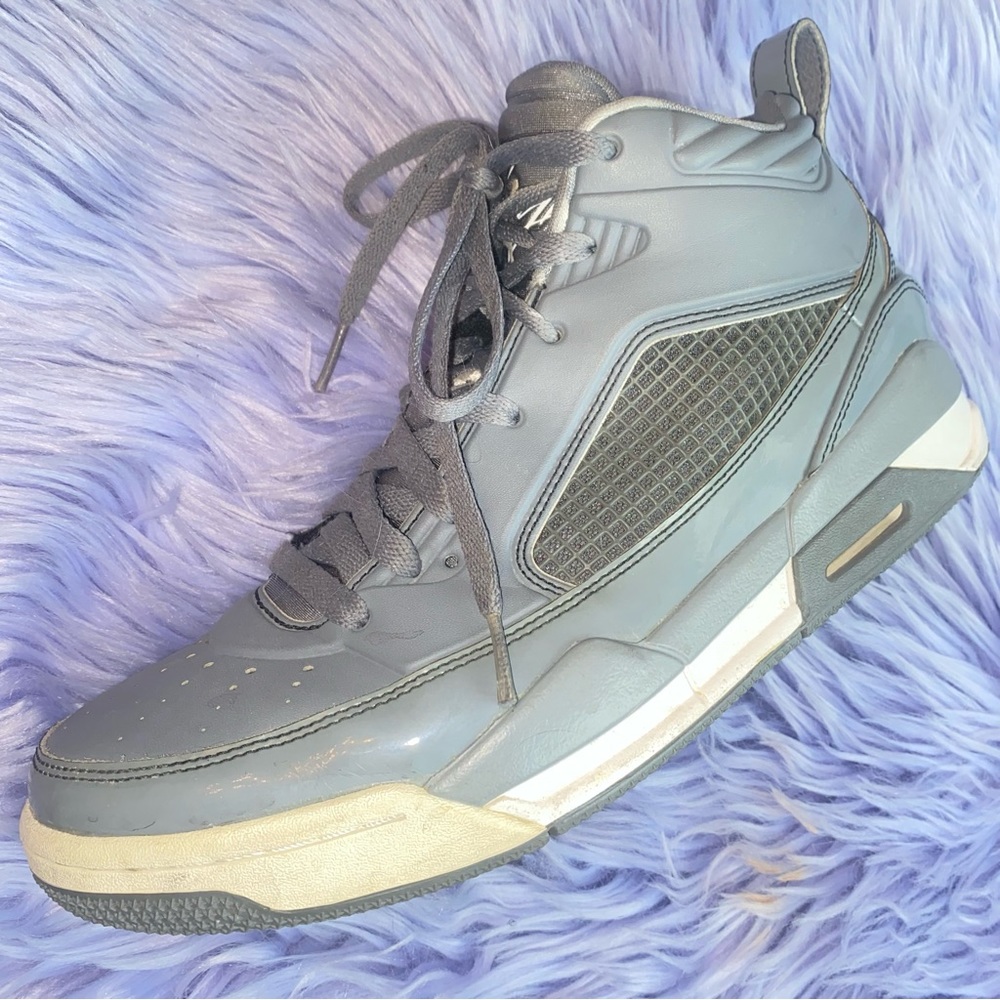 Grey Jordan Flight Sneakers
